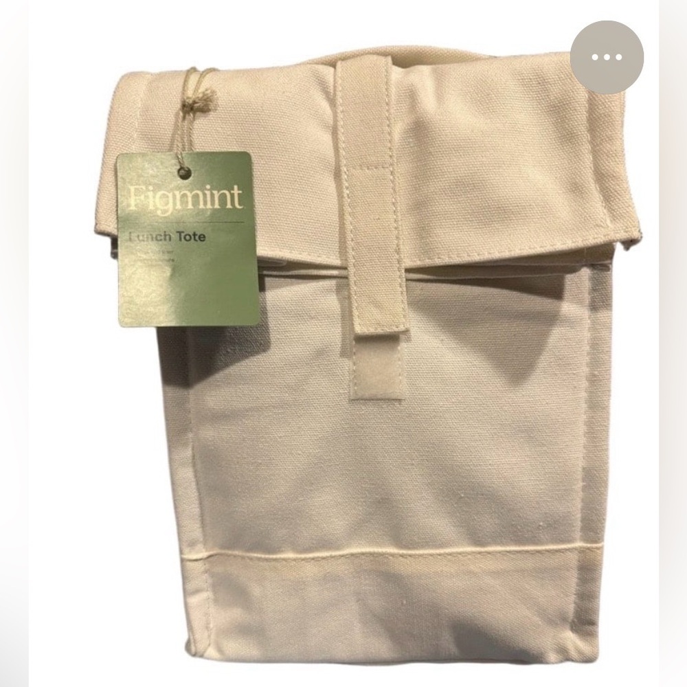Figment canvas, lunch bag. New.